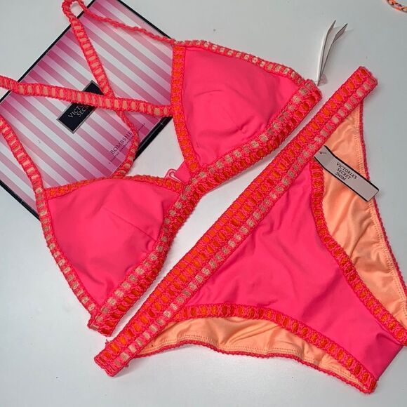 🔥🏖VICTORIA SECRET  swimsuit top medium //bottom medium New#7 - Picture 1 of 9